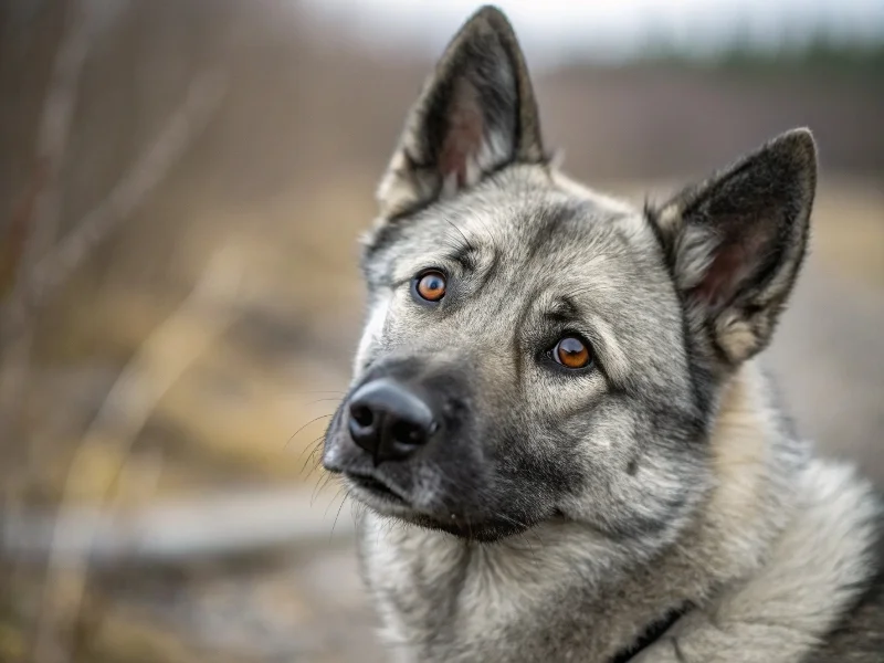 Image de chiens correspondant à la race chien-d-elan-norvegien-gris